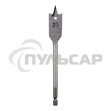 Сверло перовое по дереву 36х152 мм (шестигранный хвостовик) Kranz