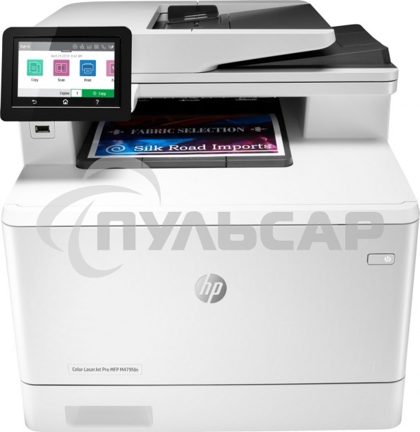 МФУ лазерное HP LaserJet Pro M479fdn (W1A79A), A4, цветной, печ. до 27 стр/мин., скан. до 29 стр/мин. (ч/б) 20 стр/мин. (цвет), 600 x 600 dpi (печать) 1200x1200dpi (скан.), USB, RJ-45, Air Print, Mopria
