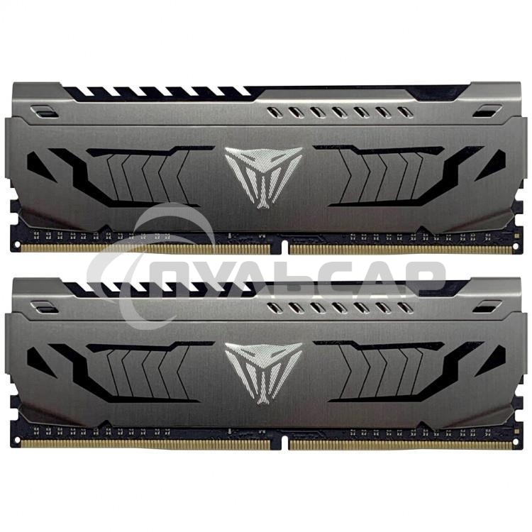 Оперативная память Patriot Viper Steel, DDR4, 16Gb (2x8 Gb), 3600 MHz, CL18, DIMM, радиатор, черный