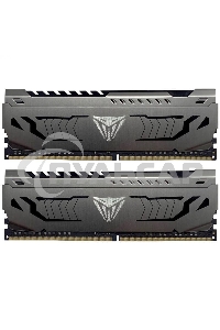 Оперативная память Patriot Viper Steel, DDR4, 16Gb (2x8 Gb), 3600 MHz, CL18, DIMM, радиатор, черный