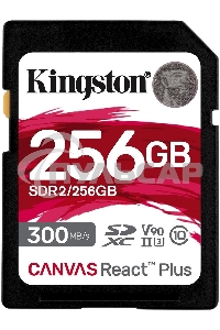 Флеш карта SDXC 256Gb Class10 Kingston SDR2/256Gb Canvas React Plus w/o adapter