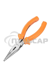Длинногубцы Classic, 160 мм, прямые шлифованные, пластмассовые рукоятки Sparta