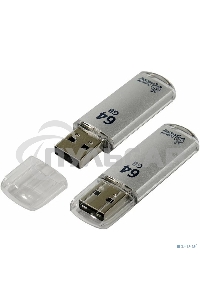Флешка USB Smartbuy 64 Gb,Smartbuy V-Cut Silver (SB64 GbVC-S)