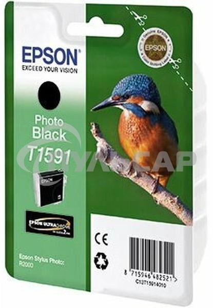 Картридж струйный Epson C13T15914010 фото черный (850 стр) для Epson St Ph R2000