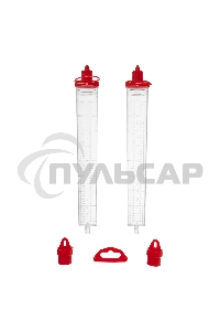 Гидроуровень Matrix удлиненная колба, рельефная градуировка, 5 м