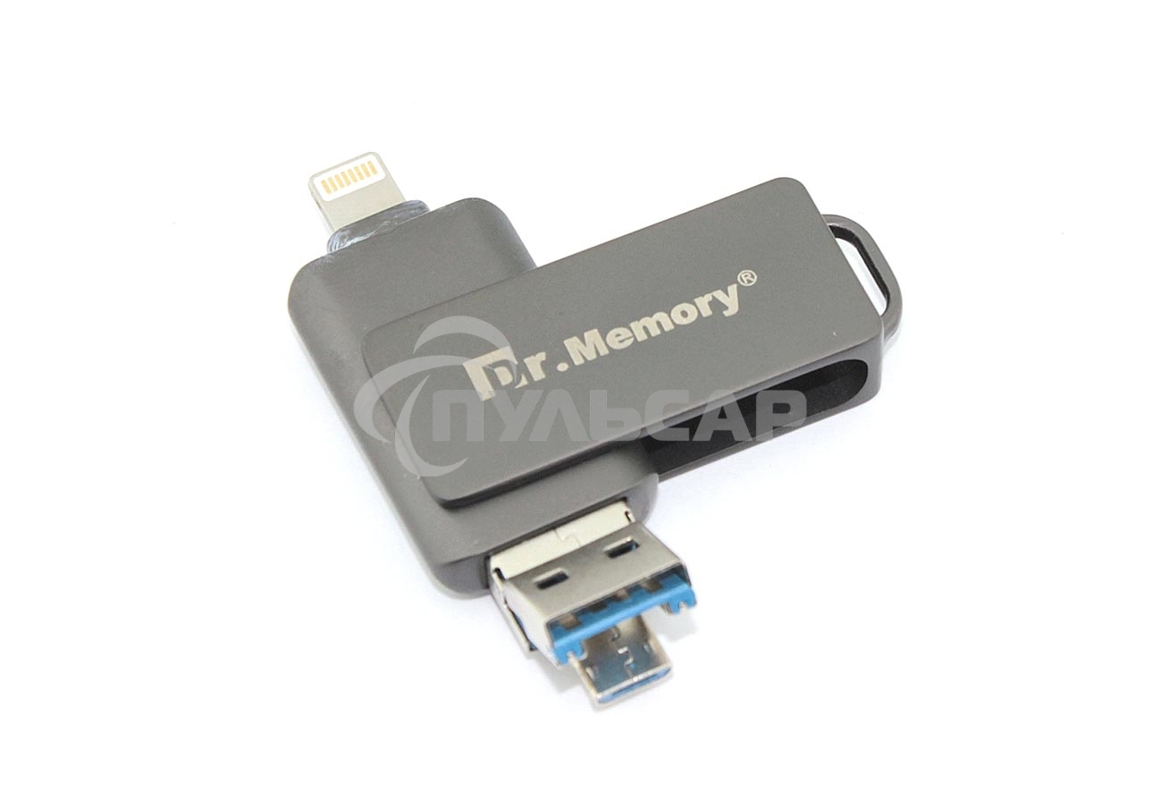 Флешка USB Dr. Memory 051 8 Gb, USB 3.0, черный