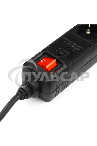 Сетевой фильтр Energenie Сетевой фильтр SPG5-C-15 4.5m 16А. черный. 