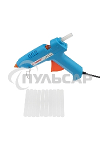 Клеевые стержни Rexant, Ø11 мм, 100 мм, прозрачные - светящиеся, 12 шт., блистер