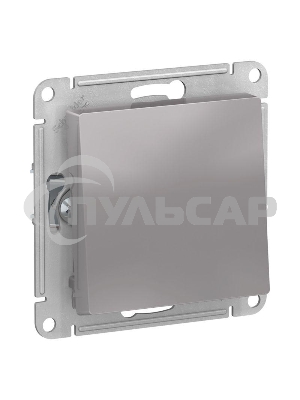 Механизм переключателя 1-кл. ATLAS DESIGN (сх.6) 10АХ алюм. SchE ATN000361