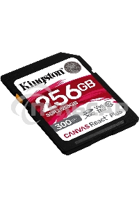 Флеш карта SDXC 256Gb Class10 Kingston SDR2/256Gb Canvas React Plus w/o adapter