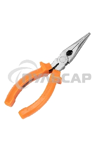 Длинногубцы Classic, 160 мм, прямые шлифованные, пластмассовые рукоятки Sparta