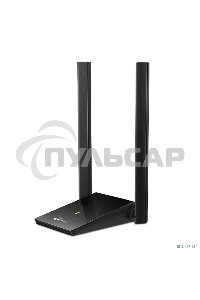 Адаптер TP-Link AC1300Mbps Dual-band High-Gain wireless USB adapter, 867Mbps at 5G and 400Mbps at 2.4G, two high gain antennas, USB 3.0, USB extension cable, support wave 2 MU-MIMO, full compatible with Windows and macOS.