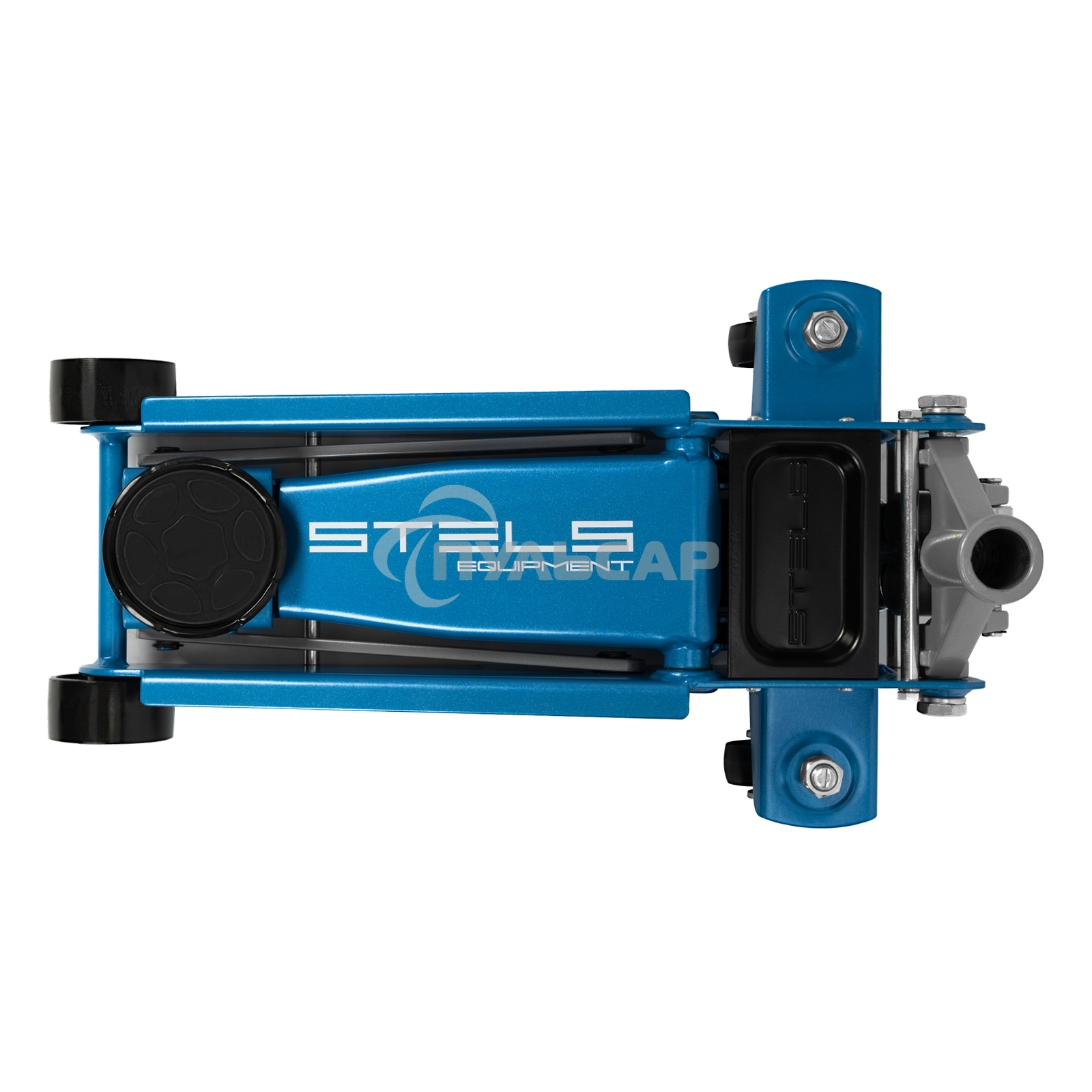 Домкрат гидравлический подкатной, 3 т, 120-450 мм, быстрый подъем, проф. Stels