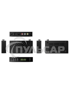Ресивер DVB-T2 Starwind CT-220 черный