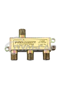 Делитель ТВ х 3 под F разъем 5-900 МГц PROCONNECT