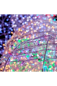 Гирлянда Neon-night Нить 10м, 100 LED, RGB. свечение с динамикой (при использовании контроллера), 230 В