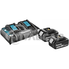 Аккумулятор+з\у Makita 191L75-3DC18RD-1шт+BL1850B-2шт,18В,5.0А·ч,Li-ion,кор