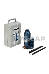 Домкрат гидравлический бутылочный, 5 т, h подъема 207-404 мм, в пласт. кейсе Stels