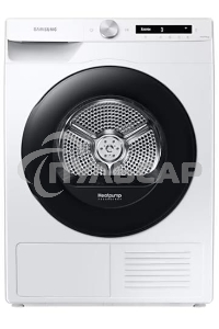 Сушильная машина Samsung DV90T5240AW/LP белый, 9 кг, сушка - тепловой насос, программ - 14, 60 x 85 x 65 см