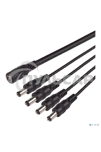 Разветвитель питания на 4 разъема 2,1х5,5 мм Rexant