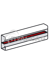 Перегородка для кабель-канала (дл.2м) METRA Leg 638008