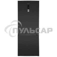 Холодильник Maunfeld MFF1857NFSB черный мат. инвертер двухкамерный 336/117л морозилка снизу