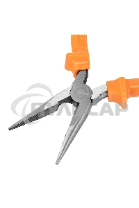 Длинногубцы Classic, 160 мм, прямые шлифованные, пластмассовые рукоятки Sparta