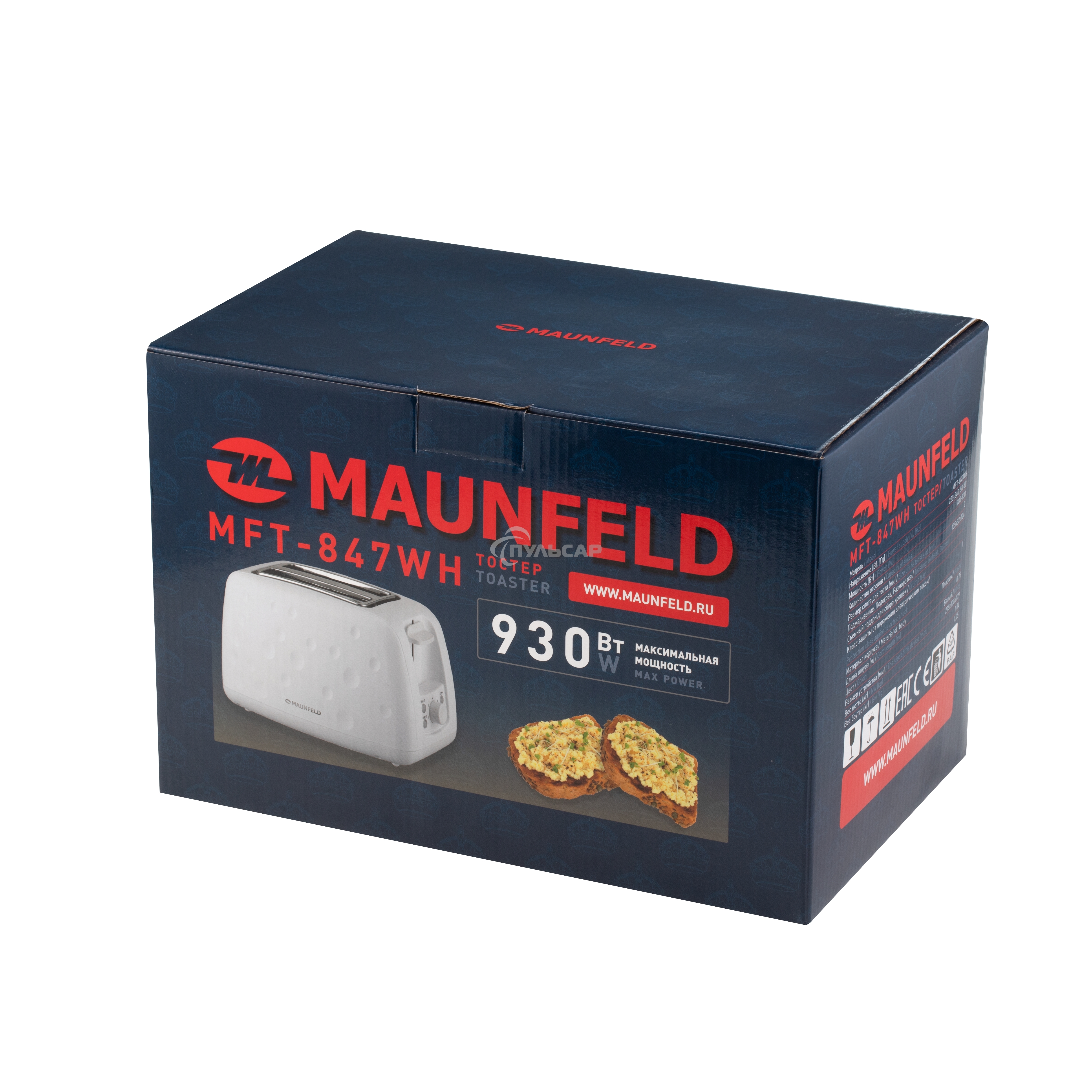 Тостер Maunfeld MFT-847WH