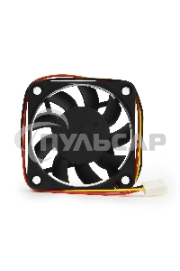Вентилятор для корпуса Gembird D6015SM-3 черный, 60 мм, 4000 об/мин, 25 дБ, 3 pin