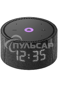 Умная колонка Яндекс Станция Мини, 10Вт, с голосовым ассистентом Алиса на YaGPT, с LED-часами, черный