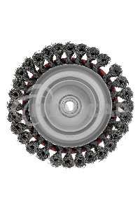 Щетка Matrix для УШМ, 150 мм, М14, Чашка, крученая проволока 0,35 мм