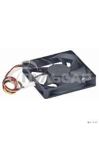 Вентилятор для корпуса Gembird D6015SM-3 черный, 60 мм, 4000 об/мин, 25 дБ, 3 pin