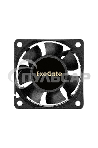 Вентилятор для корпуса ExeGate ExtraPower EP06025S3P черный, 60 мм, 4500 об/мин, 31 дБ, 3 pin
