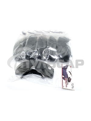 Очки защитные ПРОФЕССИОНАЛ черно-дымчатые 5 шт