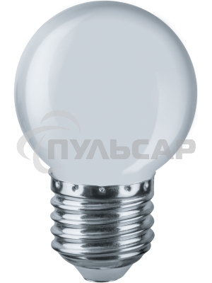 Лампа светодиодная Navigator NLL-G45-1-230-W-E27