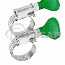 Хомут червячный 10-16-0,7 мм, с ключом W (упак. 50 шт) Rexant