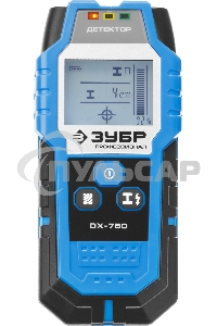 Металлоискатель ЗУБР 45260дисплей автокалибровка металл100мм проводка50мм дерево20мм