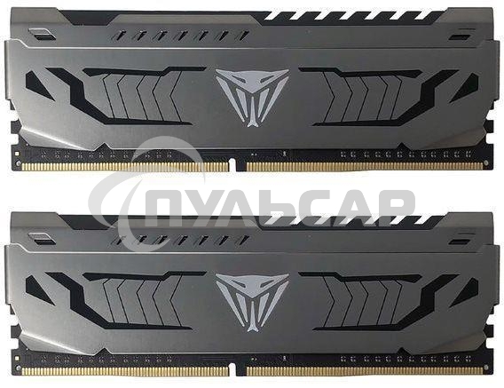 Оперативная память Patriot Viper Steel, DDR4, 32Gb (2x16Gb), 3600MHz, CL18, DIMM, радиатор, черный
