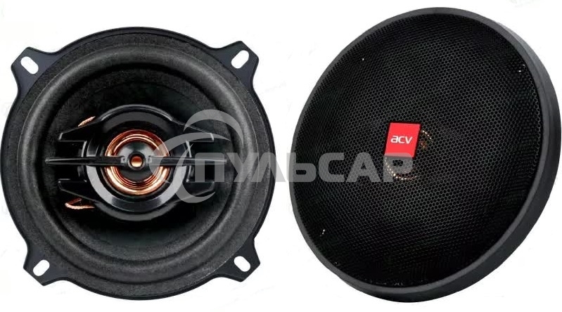 Колонки автомобильные ACV PB-522G 120Вт 88дБ 4Ом 13см (5дюйм) (ком.:2кол.) коаксиальные двухполосные