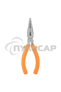 Длинногубцы Classic, 160 мм, прямые шлифованные, пластмассовые рукоятки Sparta