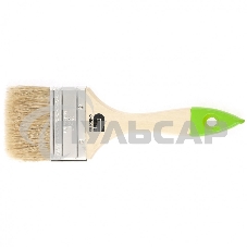 Кисть плоская 63 мм, натуральная щетина, деревянная ручка Сибртех Кисть плоская 63 мм, натуральная щетина, деревянная ручка Сибртех