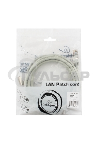 Патч-корд FTP Cablexpert кат.5e, 3м, литой, многожильный (серый)