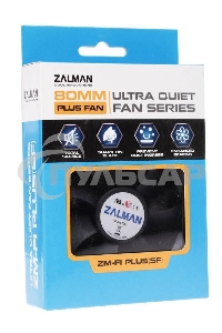 Вентилятор для корпуса Zalman ZM-F1 PLUS (SF) черный, 80 мм, 2000 об/мин, 23 дБ, 3 pin