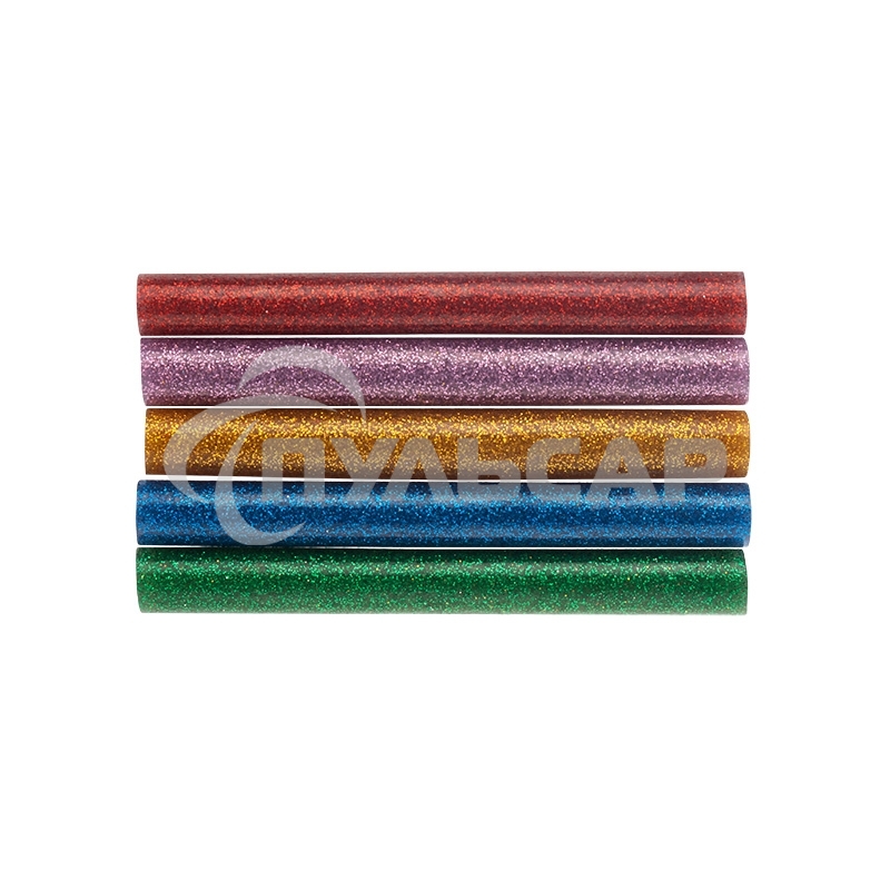 Клеевые стержни Rexant, Ø11 мм, 100 мм, цветные с блестками, 12 шт., блистер