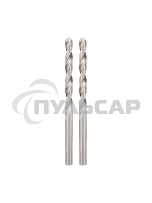 Сверло по металлу 2 мм HSS (2 шт. в упаковке) DIN 338 Kranz