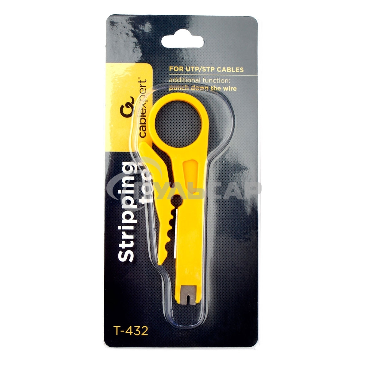 Инструмент Cablexpert T-432, для зачистки кабеля и заделки витой пары