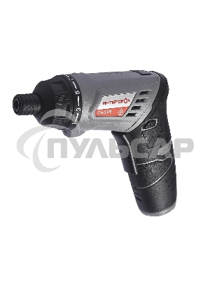 Отвертка ИНТЕРСКОЛ ОА-3,6Ф, Аккумуляторная, Кейс