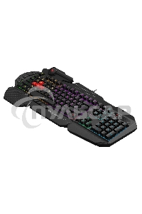 Клавиатура проводная A4Tech Bloody B310N черный USB Multimedia for gamer LED (подставка для запястий) (B310N)