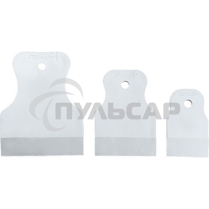 Набор шпателей Matrix 40-60-80 мм, белая резина,3 шт.