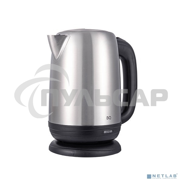 Чайник электрический BQ KT1821S черный/стальной, мощность 2200Вт, Максимальный объем 1.7л